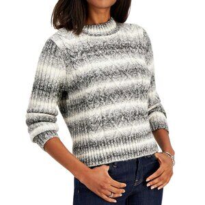 NWT Tommy Hilfiger Cable Knit Ombre Sweater‎ Printed Crewneck Sweater Top XXL
